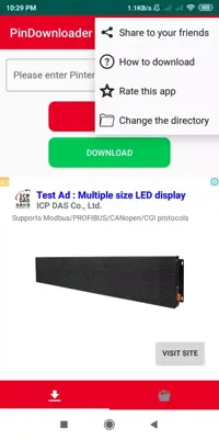 PinDownloader android App screenshot 2